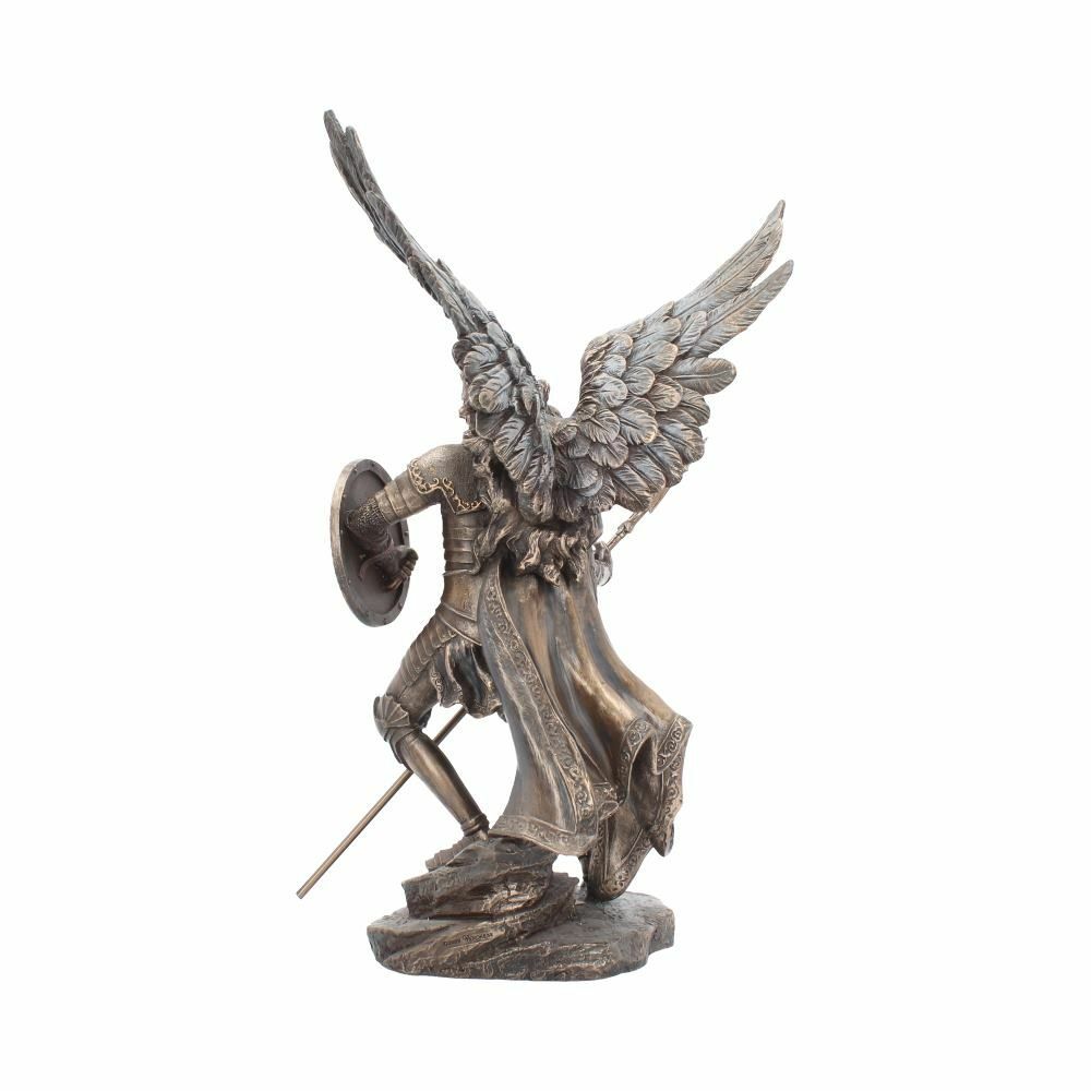 Bronzed Archangel Ornament Metatron Saint Michael Figurines Boxed Gift