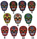 Mexican Sugar Skull Iron on Patch Mariachi Zombie Day of the Dead Gothic - 4