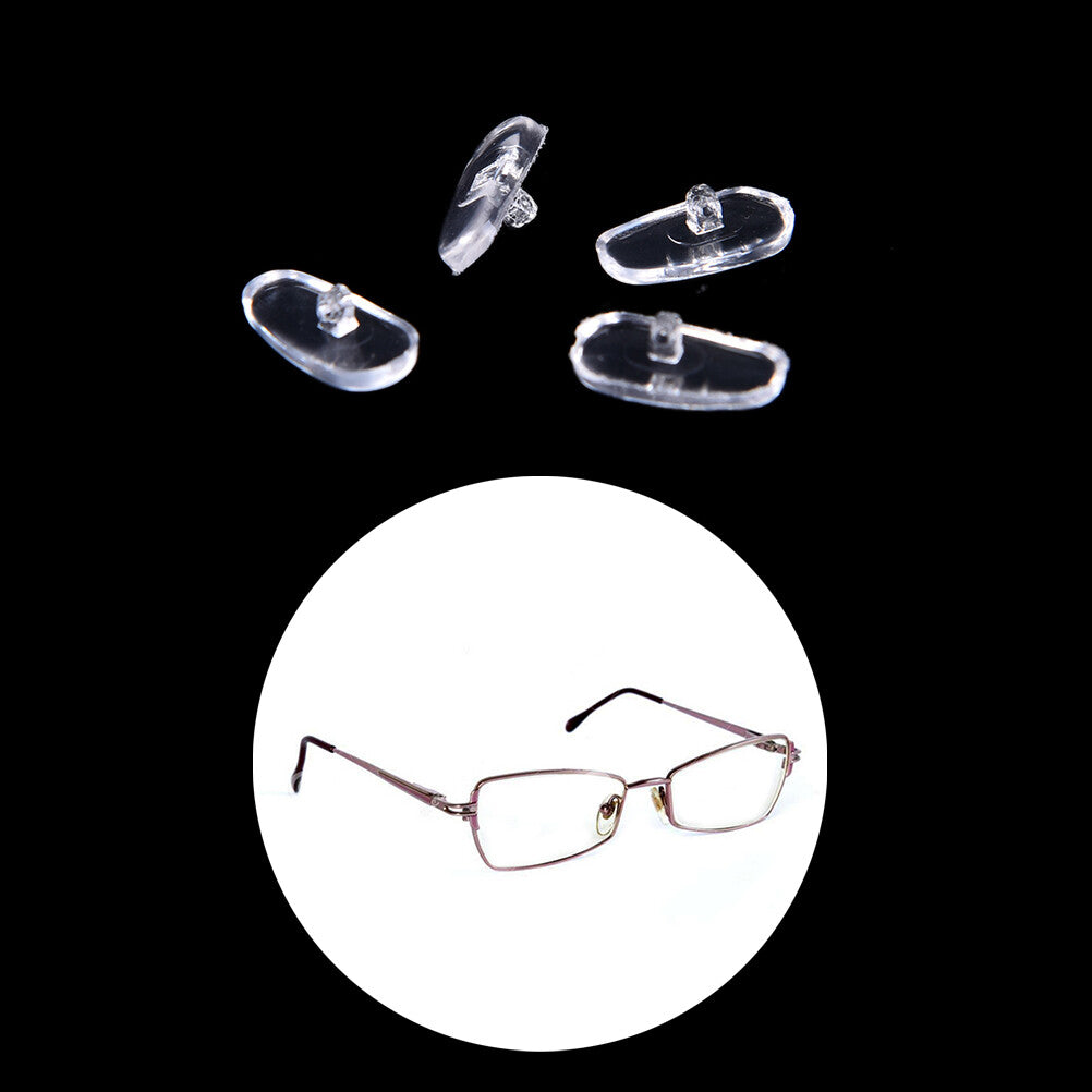Pair Push In Silicone Nose Pad Glasses Spectacles Non Slip Pads 13mm