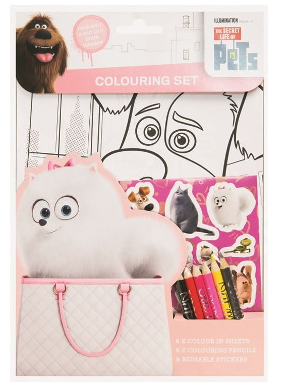 Animation Colouring Set Play Pack Frozen Princess Dory Pets Thomas Pony - The Secret Life of Pets