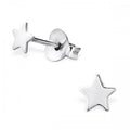 925 Sterling Silver Star Cute Stud Earrings Wishing Star Wiccan Pagan & Gift Bag