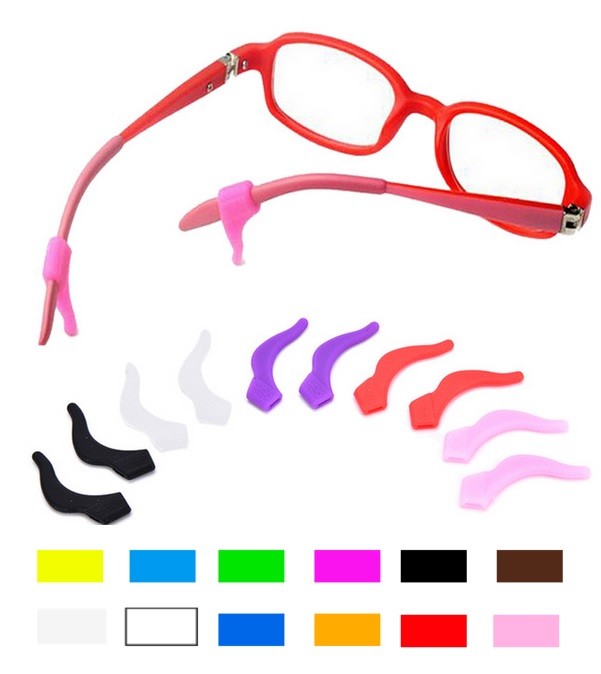 Non-Slip Silicone Hooks Holder Glasses Eye-wear Frames Ear Spectacle Grips Backs