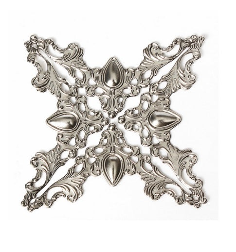 Antique Gold Silver Bronze Effect Applique Furniture Corner Piece Decorative