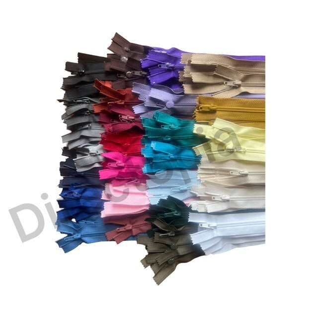 Opti Nylon Open Ended Zip Zipper Fastener Open End - 27 Colours