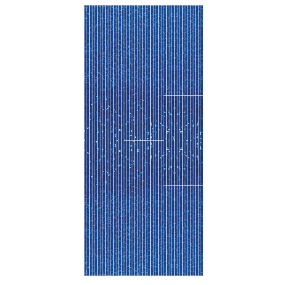 Lines Border Line Diamond Sparkle Peel Off Sticker Edge Craft Stickers - Blue