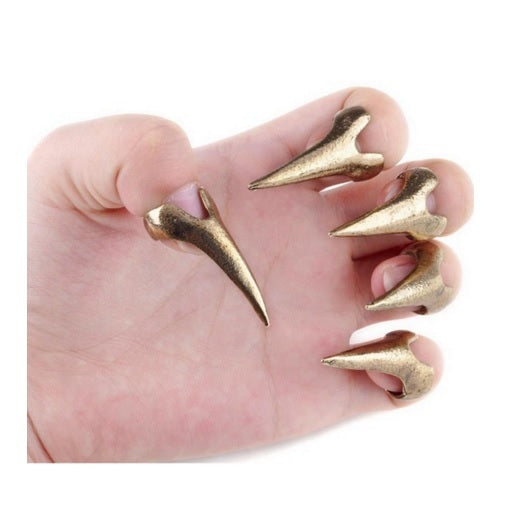 Nail Fingernail Ring Dragon Claw Talon Punk Statement High Fashion Rock Kawaii
