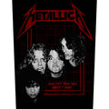Large Metallica Back Patch Patches - Officially Licensed Merchandise - 35x26cm - Bang That Head - 35x26cm