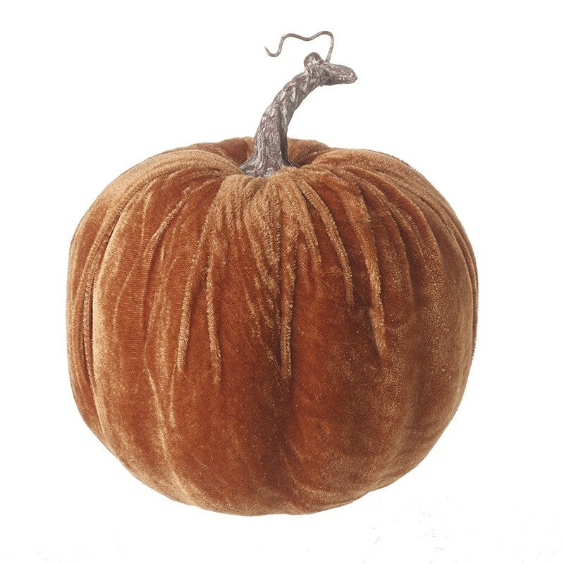 Velvet Pumpkin Halloween Pumpkins Ornament Prop Party Autumn Decoration Craft