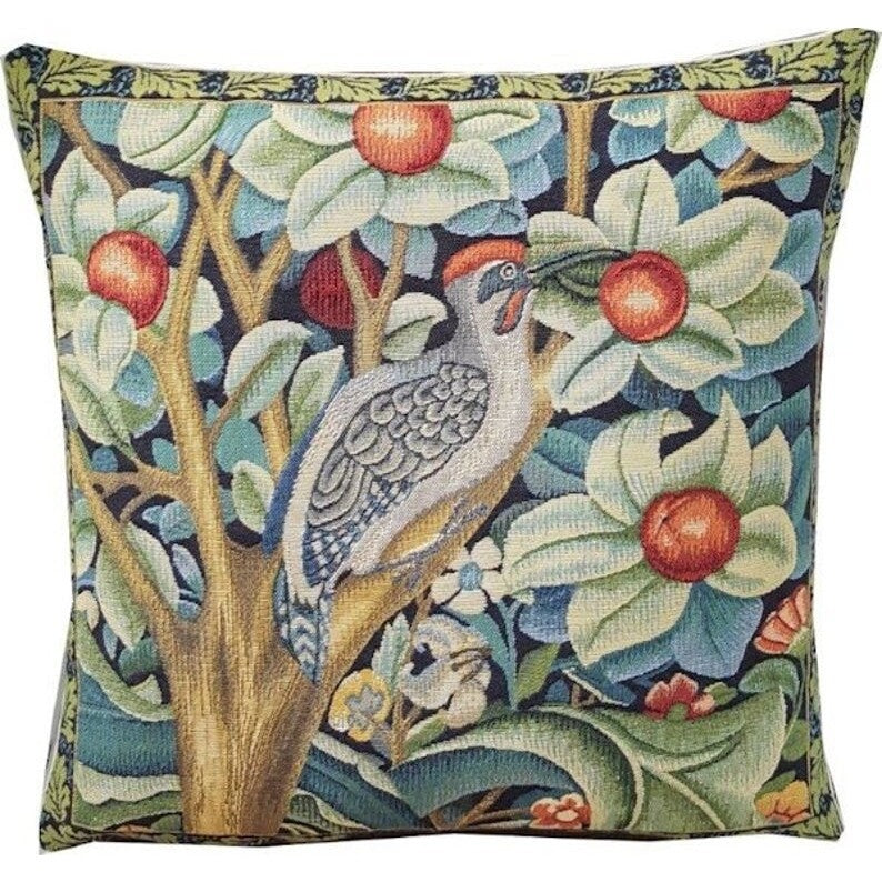 William Morris Tapestry Cushion Covers Orange Tree Pimpernel Strawberry