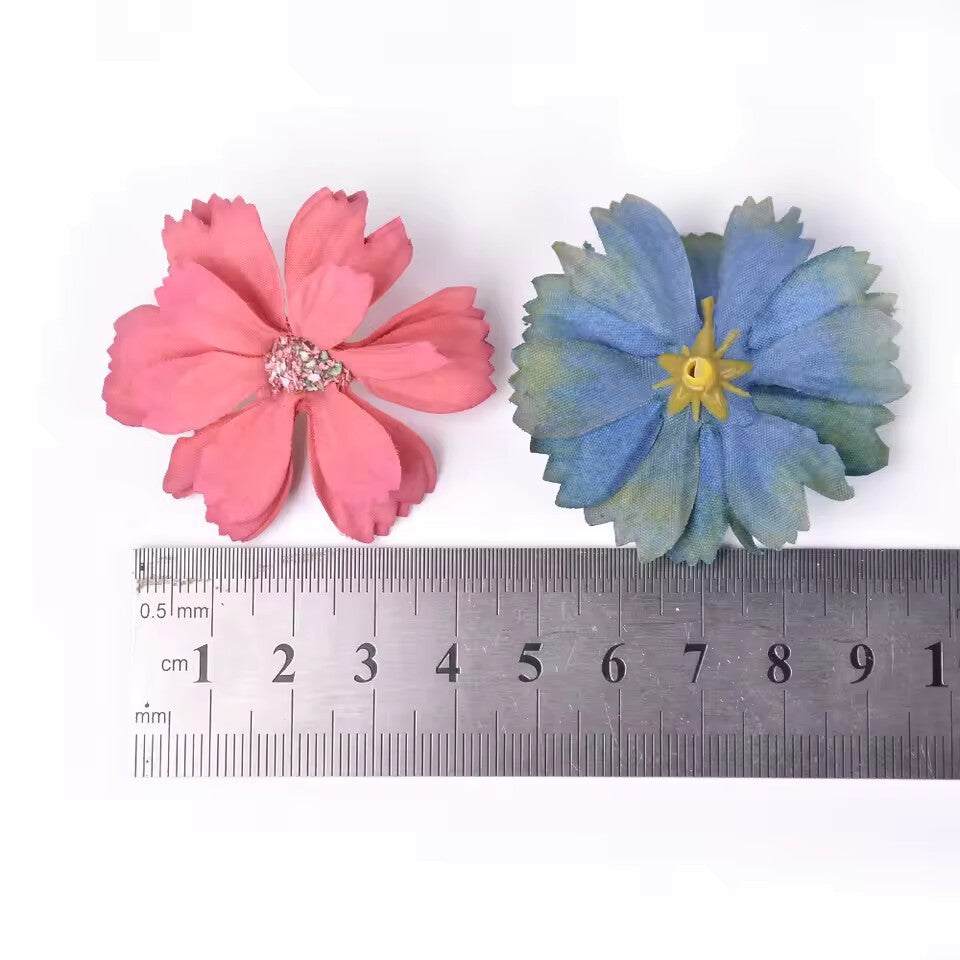 Daisy Blossom Flower Heads Synthetic Flowers Faux Silk Home Wedding Craft 4.5cm
