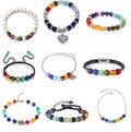 7 Chakra Beads Rainbow Bracelet Positive Energy Spiritual Healing Reiki Gift