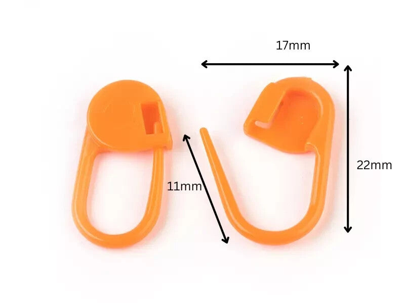 Mixed Plastic Stitch Marker Clips Locking Needle for Knitting Sewing Crochet