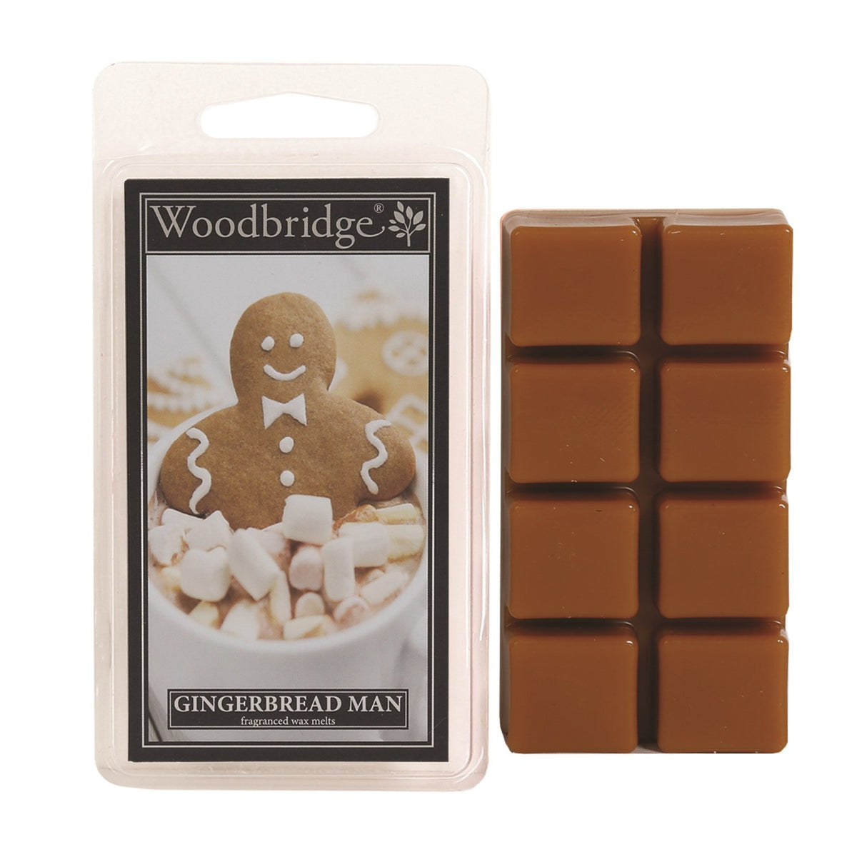 Woodbridge Scented Wax Melts - Melt Burn Time: Up to 16 Hours Per Segment - Gingerbread Man