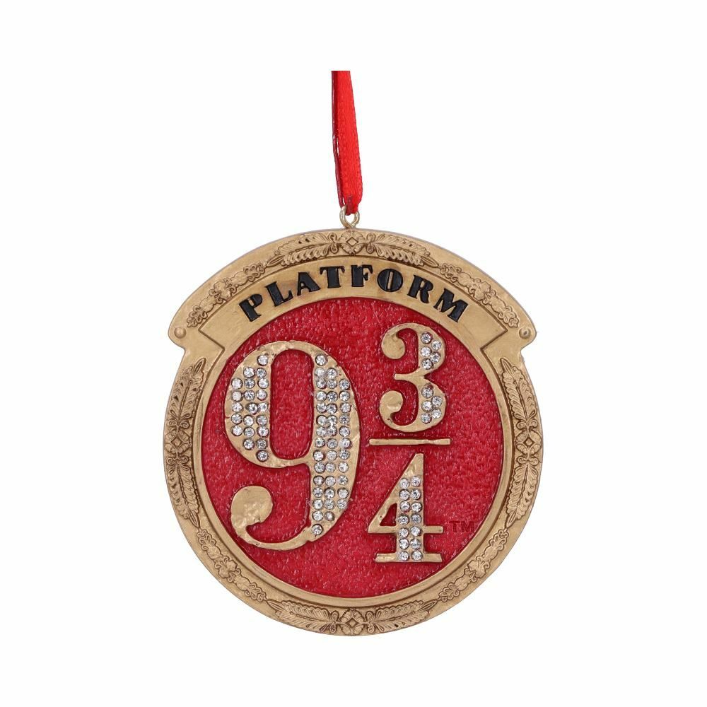 Harry Potter Range Christmas Tree Bauble Ornament - Officially Licensed Product - Platform 9 3/4 - 8.2cm