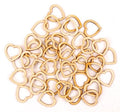 Hollow Wooden Heart Rustic Wedding Scrapbook Craft Scatter Hearts 15mm