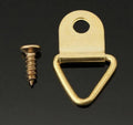 Picture Frame Hooks D Ring Hangers Frame Hanging Mirror Frame Rings With Screws - 10