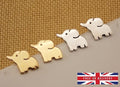Cute Elephant Animal Stud Earrings Kawaii & Gift Box