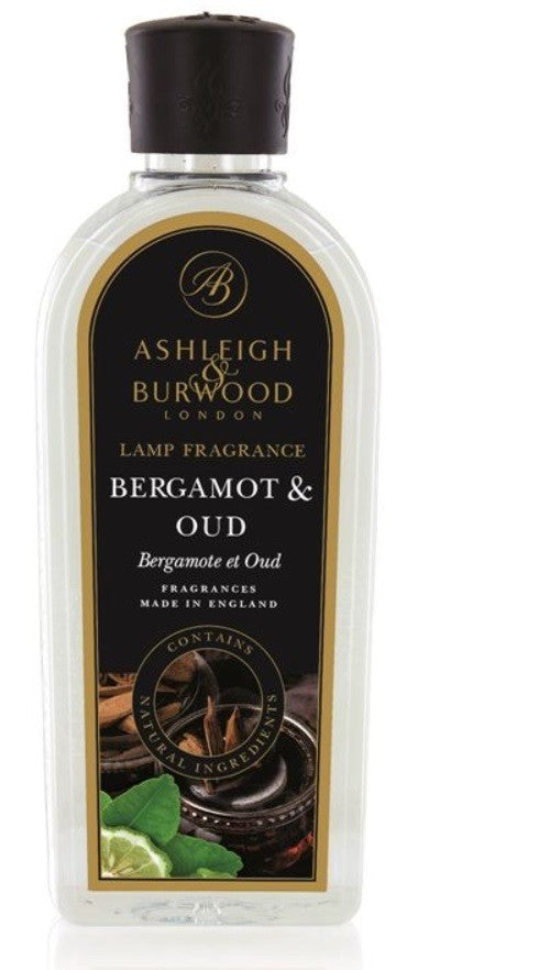 Ashleigh Burwood Catalytic Lamp Oil Fragrance Burner Refill Bottle Free Delivery - Bergamot & Oud