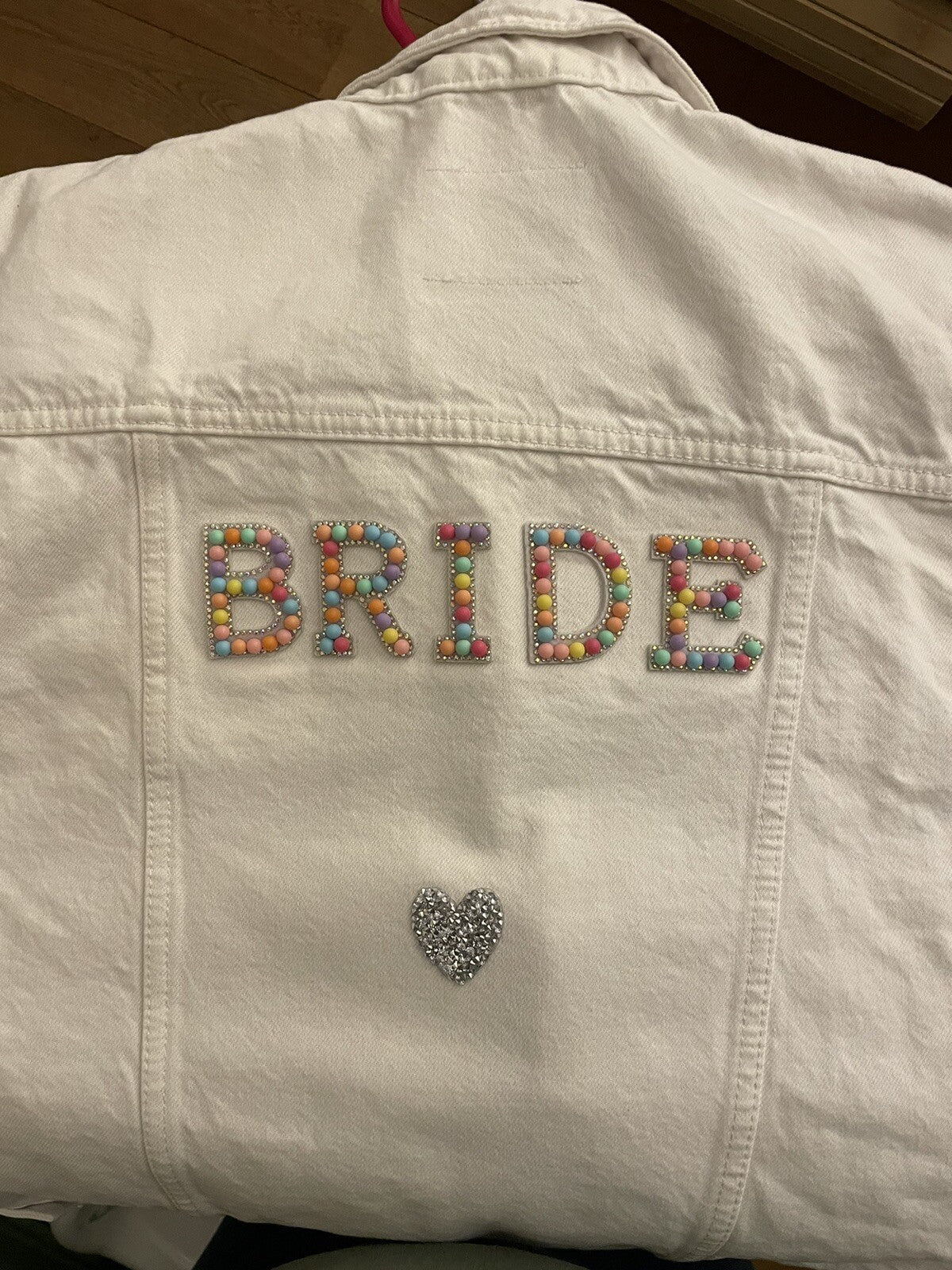 Colourful Pearl Rhinestone Letter Patch Patches Iron on Sew on Alphabet Crystal