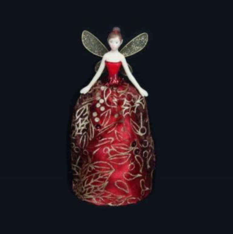 Christmas Tree Ornament Topper Top Angel Fairy Victorian Regency Gisela Graham - Design 2