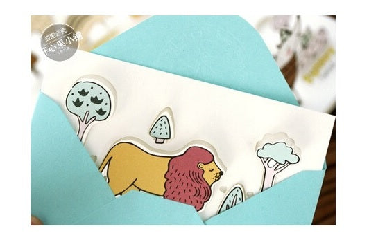 Greeting Card 3D Birthday - Funny Forest - Kawaii - Unique Birthday Thank You