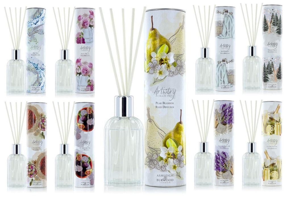 Ashleigh & Burwood Artistry Collection Reed Diffuser 200ml Gift Set Boxed