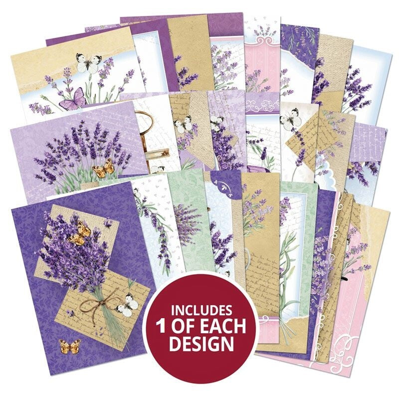 Hunkydory Little Books 20/24/25 Pack - Christmas Birthday Card Making Scrapbook - Lavender