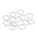 6mm Silver Keyring Split Rings Key Chain Craft Link Jewellery Ring Links
