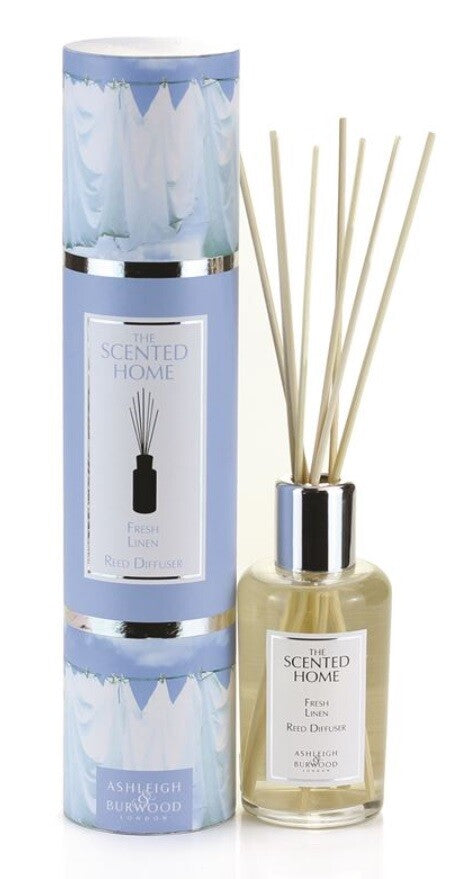 Ashleigh & Burwood The Scented Home Reed Diffuser 150ml Choice of Fragrance - Fresh Linen Diffuser 150ml