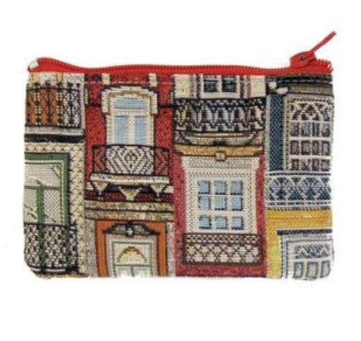 Tapestry Purse Regency Victorian Windows Design 15x10cm (6"x4")