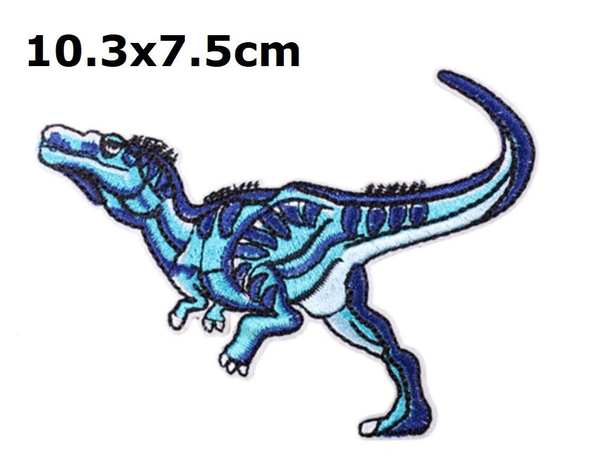 Dinosaur Animal Kids Embroidered Patch Applique Sew or Iron on Patches Customise - 3