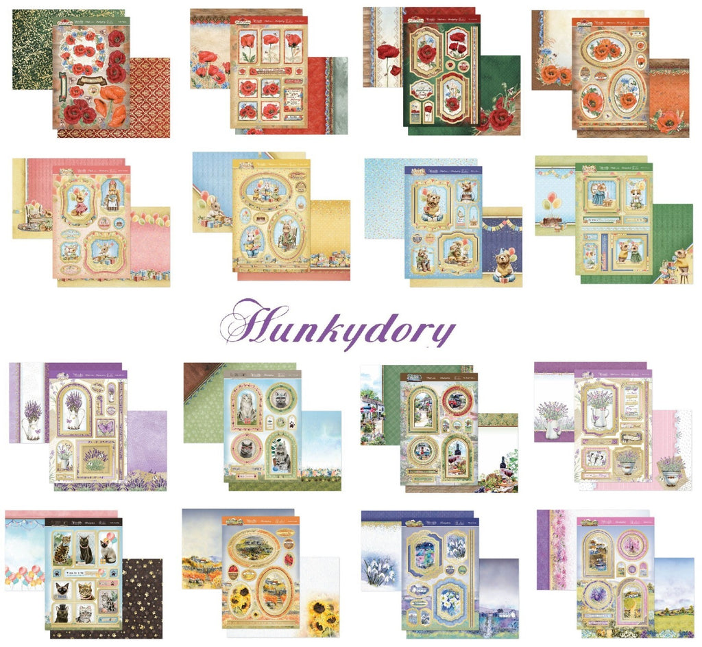 Hunkydory Greeting & Birthday Card Making Kits Luxury Topper Set Pack Toppers