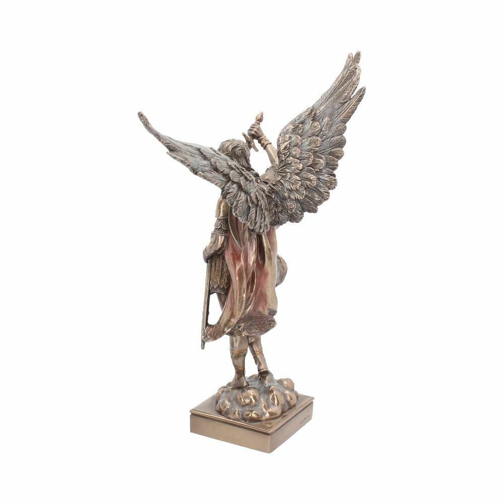 Bronzed Archangel Ornament Metatron Saint Michael Figurines Boxed Gift