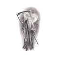 Grim Reaper Death Muerte Gothic Fantasy Temporary Tattoo Waterproof 10x6cm
