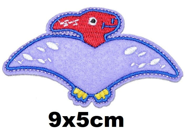 Cartoon Dinosaur Animal Kids Embroidered Patch Applique Sew or Iron on Patches - 8