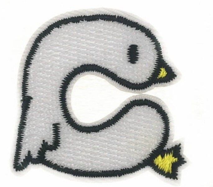 Animal Letter Patch Patches Iron Sew on Alphabet Embroidery Customise Animals