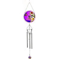 Birds & Butterfly Stained Glass Hanging Wind Chimes House Garden Gift