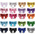 3D Sequins Bow Patch Mini Bows Patches Iron on Customise Clothes 4.5cm x 3cm - 2