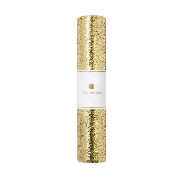 Christmas Table Cover or Runner Botanical Holly Festive Glitter Damask