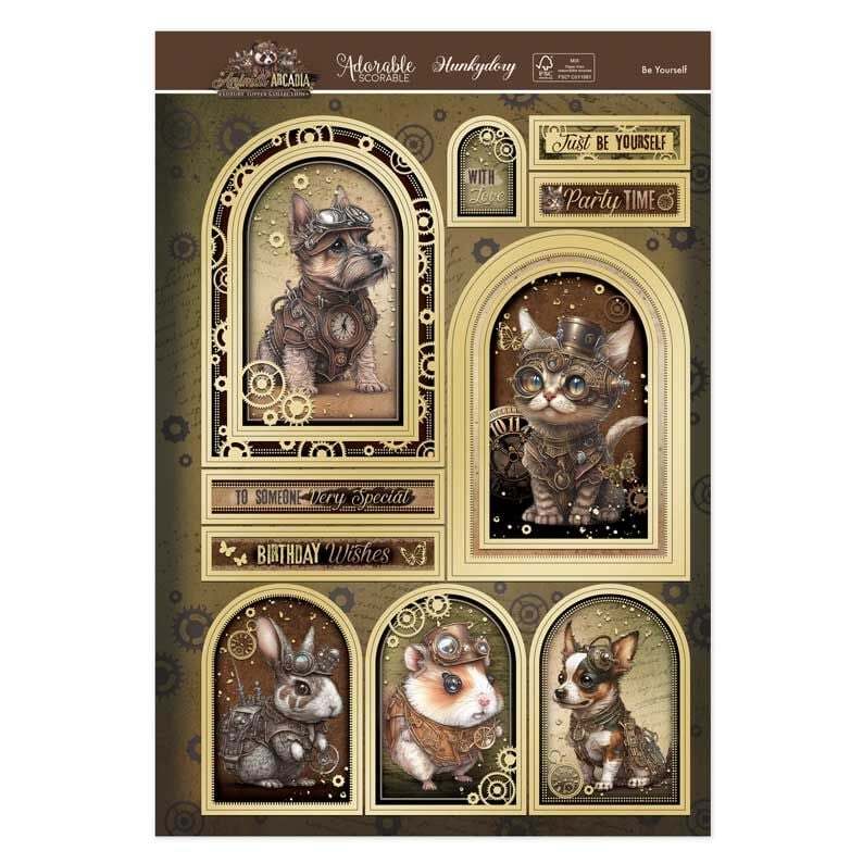 Hunkydory Greeting & Birthday Card Making Kits Luxury Topper Set Pack Toppers
