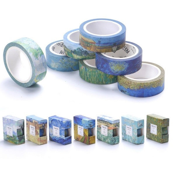 Vincent Van Gogh Washi Tape Decorative Scrap Book Craft Art 15mm Wide 7m Long