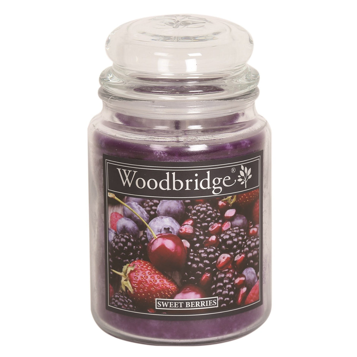 Woodbridge Candle - Double Wick Large Jar Candle 130 Hours Burn Time - Sweet Berries