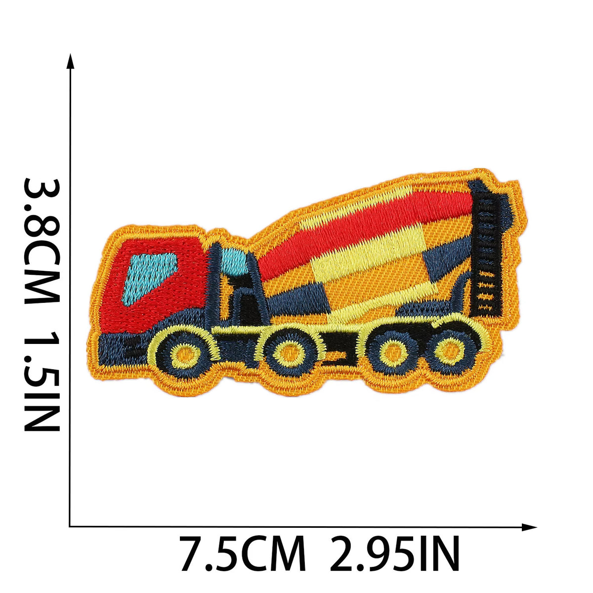 Vehicle Digger Crane Tractor Lorry Patches Iron on / Sew / Glue on Patch - 9