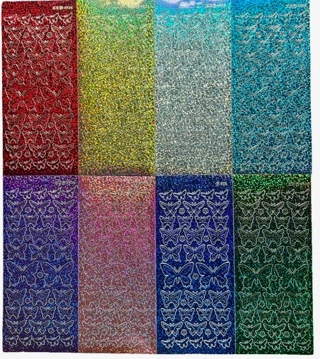 Butterfly Diamond Sparkle Peel Off Sticker Butterflies Craft Stickers