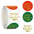 Merry Christmas Happy Xmas Labels Stickers Gift Craft Sticker 3.8cm