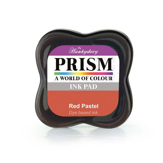 Ink Pad Craft Pigment for Paper Wood Fabric Scrapbook 51 Colours Art InkPad - Red Pastel