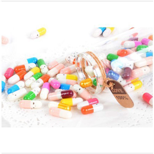 Adorable Secret Message Pill Capsule Kawaii Cute Love Message Notes Valentine