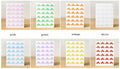 24 Piece Coloured Self Adhesive Photo Album Frame Corner Protector Stickers - Blue