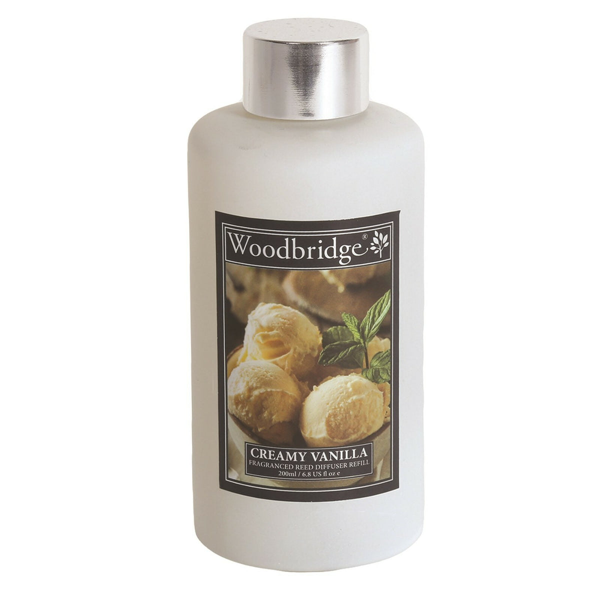 Woodbridge Glass Reed Diffuser / or a Refill 200ml & 500ml Refills - Creamy Vanilla Refill 200ml