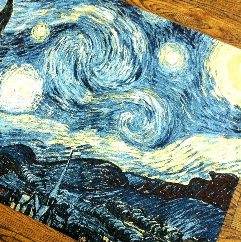 The Starry Night Vincent Van Gogh Impressionist Art Tapestry 88x140cm